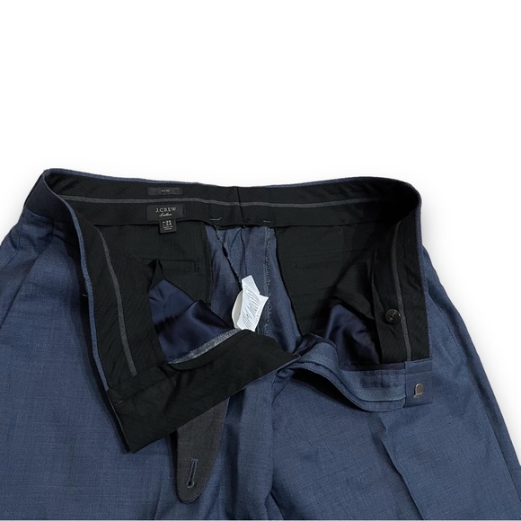 J Crew Ludlow Pants Men's 35 x 32 Wool Blend BlueSize 35 x 32 - Picture 4 of 6